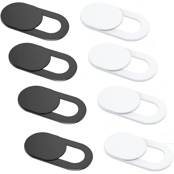 Laptop Camera Cover Slide, [8 Pack]Ultra-Thin Webcam Cover Compatible with MacBook,Laptop,PC,Computer,iMac,iPad, iPhone Cell Phone etc. 0.022in Thick Web Blocker Protect Your Privacy and Security