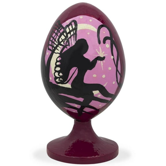 Moonlight Fairy with Wand Wooden Figurine