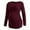 Wine red, variant on Yawrut Women's Short Sleeve Side Pleated Waist Classic Maternity T-shirt