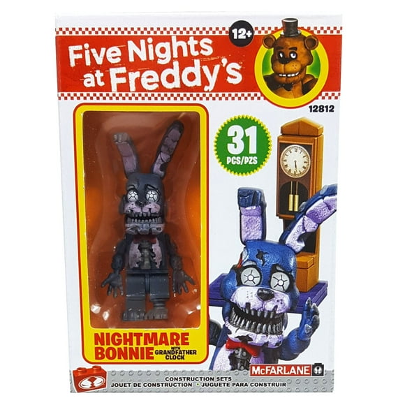 McFarlane Five Nights at Freddy's Micro Builds Grandfather Clock with Nightmare Bonnie