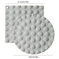 thumbnail image 3 of And Napkins River Plate Mate Set round Dining Set for 8 Modern Counter Mat Plates Mats Small Dining Table Set for 2-4 Disposable Place Mats Indoor Dining Baby Dinner Mats round Table Doilies Modern, 3 of 8