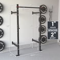 thumbnail image 3 of Synergee 2200 Série Support Mural 79 Pouces par 24” pour Squats avec Bonnets en J et Barre de Traction Réglable. Support d'Exercice avec Capacité de 750 Lb. Cage Motorisée., 3 of 6