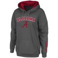 thumbnail image 2 of Women's Charcoal Alabama Crimson Tide Arch & Logo 1 Pullover Hoodie, 2 of 3