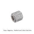 thumbnail image 3 of Jumpingount Cuentas de cobre Hexágono Accesorio Unisex Adultos Joyas Ornamentales para doméstico Artesanía Negro Hao Oro rosa Type1 NO1, 3 of 6