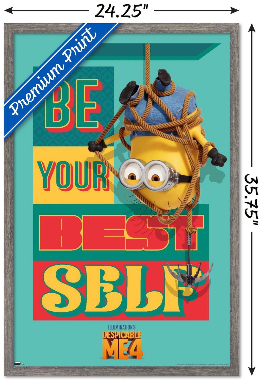 Illumination Despicable Me 4 - Best Self Wall Poster, 22.375" x 34"