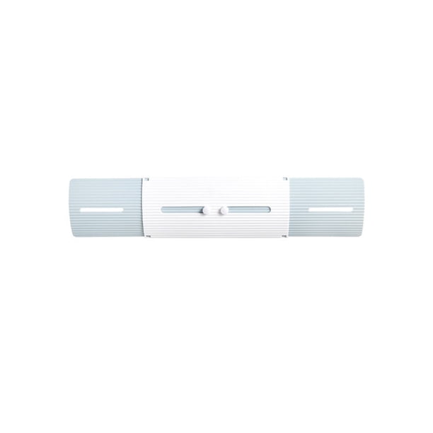 Deflector Deflector de aire acondicionado ajustable para el hogar Aire acondicionado de soplado anti Tomshoo Negro