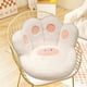 thumbnail image 4 of Cojín de peluche en forma de pata de gato, almohada suave y cómoda con diseño adorable, asiento versátil para sillas de oficina, sillas gaming y decoración del hogar, gris/morado/blanco, 45x40x13 cm, 4 of 6