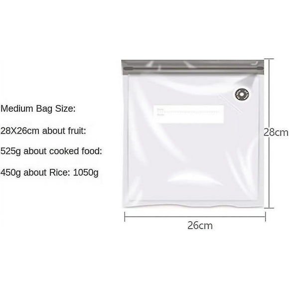 12pcs Reusable Vacuum Bag Storage Bags