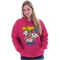 thumbnail image 3 of XOMG POP Dallas in Clouds Cartoon Women Plus Size Hoodie Brisco Brands 2X, 3 of 4