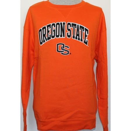 - Oregon State Beavers NCAA Embroidered Crew Sweatshirt - Orange
