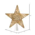 thumbnail image 2 of Vickerman 10 Light x 12.5" LED Gold 5 Point Star Tree Top with Warm White LED Mini Lights., 2 of 6