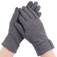 thumbnail image 7 of BadPiggies Women's Winter Warm Gloves with Sensitive Touch Screen Texting Fingers Fleece Lined Windproof Driving Gloves (Gray), 7 of 7