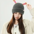 thumbnail image 1 of Cute Glowing Knit Hat Winter Warm With Built In LED Lights For And, 1 of 3