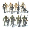 thumbnail image 1 of 10 figuras militares de plástico de 9 cm con 10 accesorios de armas Milita, 1 of 3