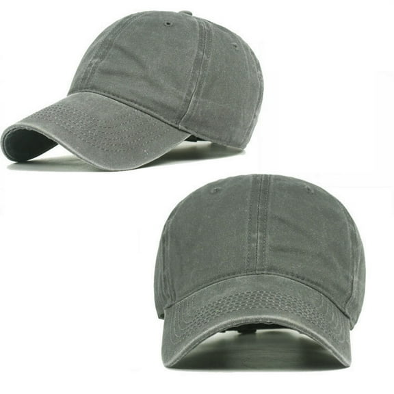 pxiakgy hats for women solid cotton cap visor simple color women's baseball casual baseball caps grey one size