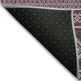 thumbnail image 3 of Addison Rugs Chantille Indoor/Outdoor Transitional Southwest Eggplant Washable Rectangle Rug, 5' x 7'6", 3 of 6