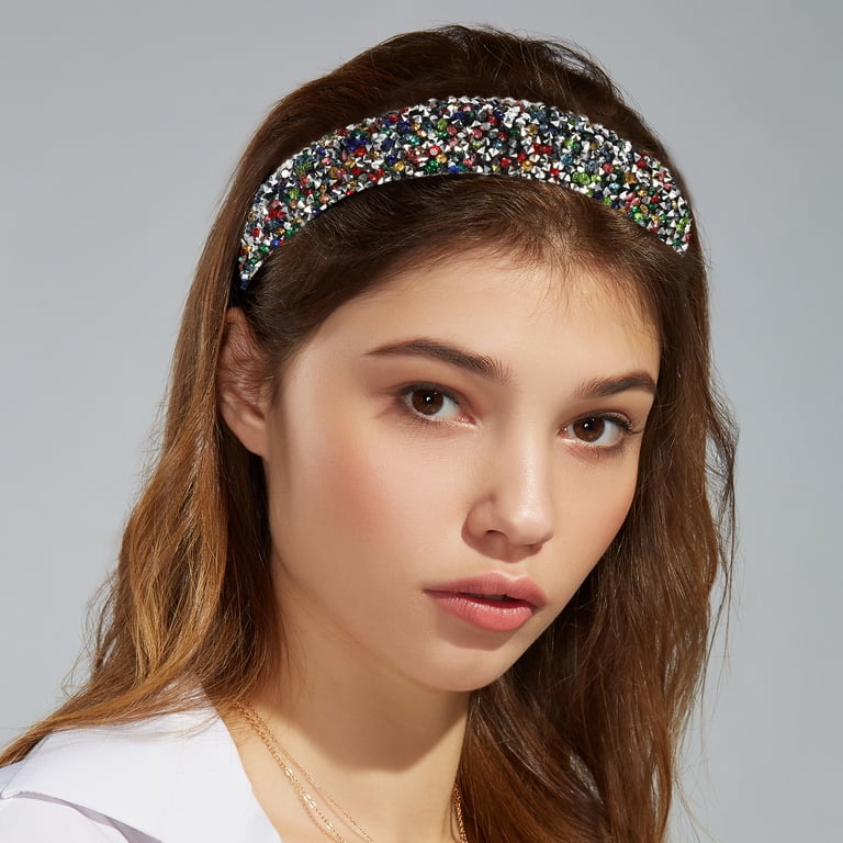 Unique Bargains 1 Pc Rhinestone Headband Bling Padded  display picture 2