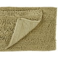 thumbnail image 2 of Modern Threads Sage 2 Pack Chenille Noodle Non-Slip Backing Bath Mat Set, 17" x 24" & 21" x 34", 2 of 2