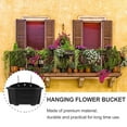 thumbnail image 3 of unbranded 1 Set Semi-circular Hanging Flower Bucket Decoration Flower Pot, 3 of 6
