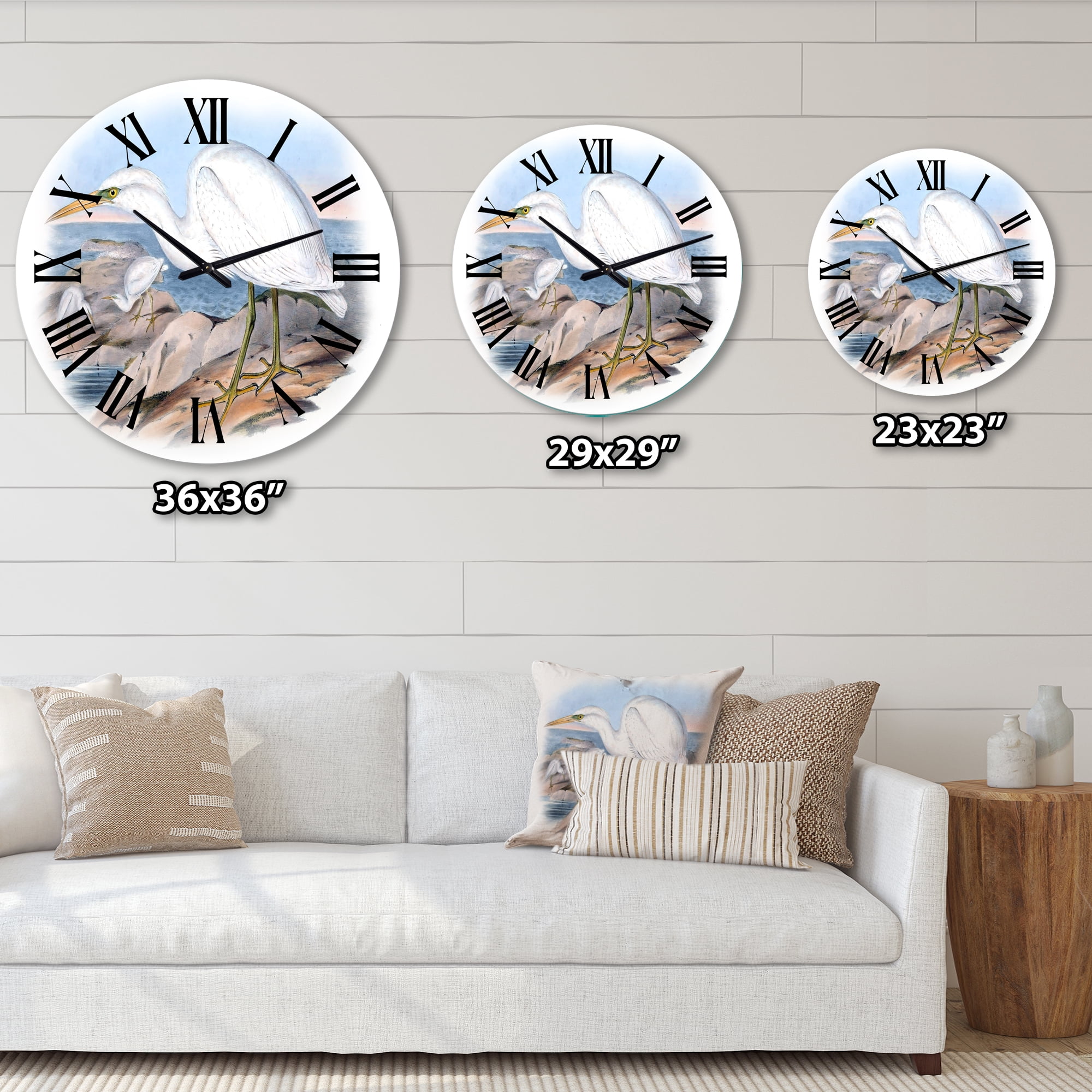 Designart 1 in Quartz Traditional Wall Clock