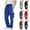 Blue, variant on ATOGUTA Boys Cargo Pants Casual Baggy Elastic Waist Workout Sweatpants Joggers Size 3T-14, Blue