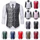 thumbnail image 4 of Chaleco de girasol de moda de otoño, chaleco bordado para hombre, abrigo de talla grande, diseño de moda, 4 of 6