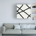 thumbnail image 3 of Canvas Wall Art - Line and Brush 'Straight Paint 2' Wall Art for Living Room, Bedroom, or Office Décor by Trademark Fine Art - 24 x 24 Inches, 3 of 4