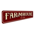thumbnail image 3 of Farmhouse Established Date Novelty Decor, Metal Wall Sign - 4x18 Inches, 3 of 4