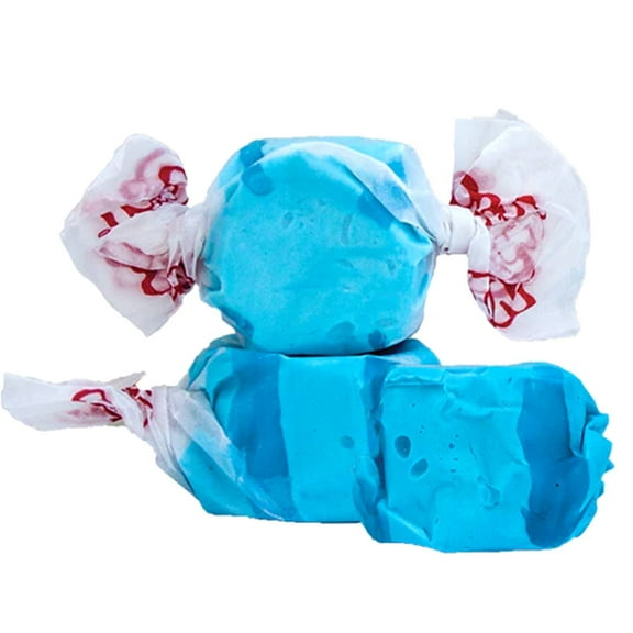 SweetGourmet Blue Raspberry Whipped Salt Water Taffy Bulk Candy | 1 Pound