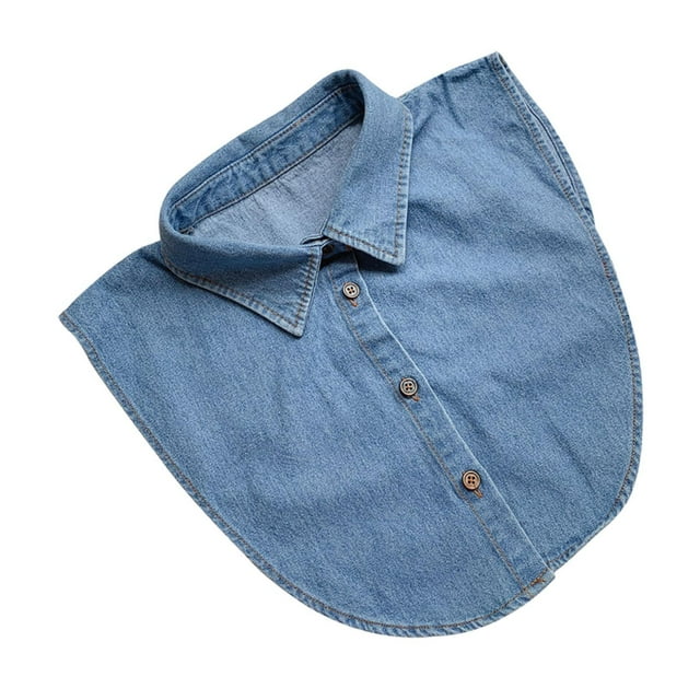 GUOOL Faux Col Ras-du-Cou Demi-Haut Décoratif Accessoires de Vêtements Stylés Faux Col Col Pointu