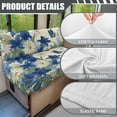 thumbnail image 6 of Boatee Bluebells Flower RV Dinette Cushion Covers Camper Accessories for Inside Bench Seat Cover Washable Sofa Covers for 2 Cushion Couch Comfortable Sofa Slip Covers for 2 Seat Cushion Couch Blue, 6 of 7