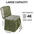 thumbnail image 2 of Green 32 Quart Soft-Sided Cooler 48-can Capacity For Picnic Camping Beach Fishing Outdoor, 2 of 7