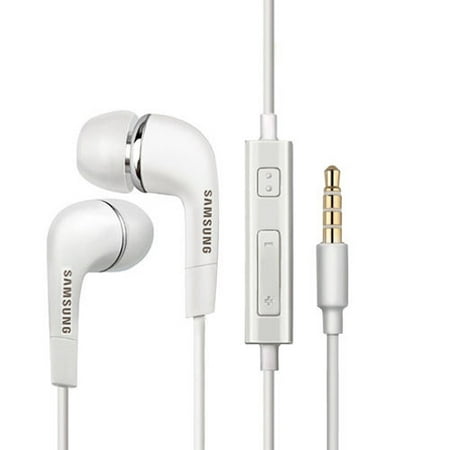 Headset OEM 3.5mm Hands-free Earphones Mic Dual Earbuds Headphones Stereo Wired [White] L9B for Samsung GALAXY S4 Mini Stardust Stellar Stratosphere II SCH-I415