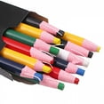 thumbnail image 5 of CCOCC China Markers Grease Pencils-12-Pack Multi-Surface Wax Markers for Glass Metal Plastic-Non-Sharpening Peel Off China Marker (12P), 5 of 7