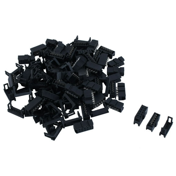 Unique Bargains Unique Bargains FC-10 2.54mm Pitch Ribbon Wire 10 Pin IDC Female Plug w Fastener