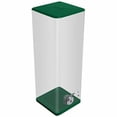 thumbnail image 1 of MCB- Donation Box - Ticket Box - 10" Tall Square Acrylic Donation Container, Big Display with Full Print Insert (Green), 1 of 4
