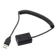thumbnail image 1 of NP-FW50 Dummy Battery USB Cable for Sony Cameras Extended Battery Life, Lightweight Design for Long Shooting Sessions, 1 of 3