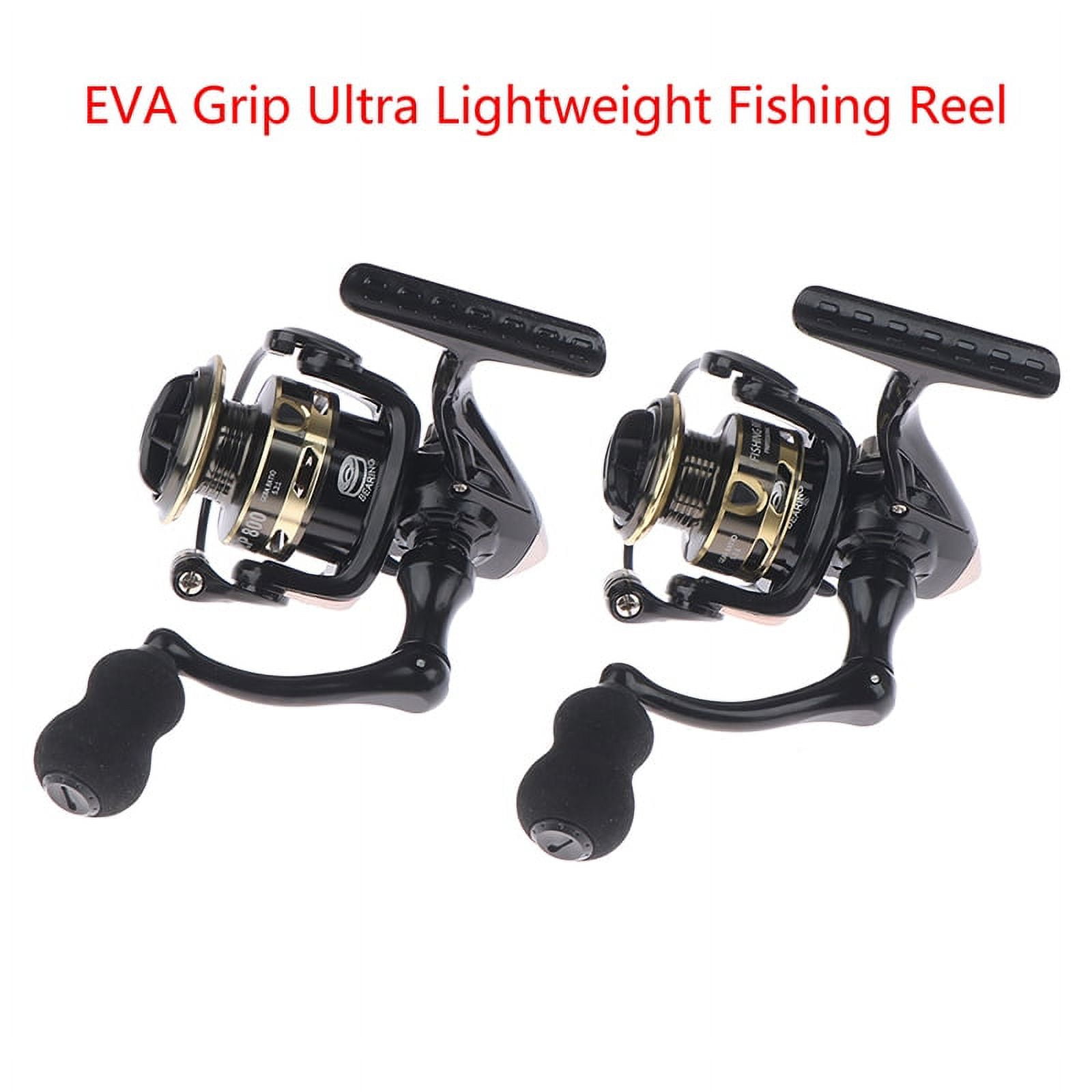 EVA Ultra Lightweight Fishing Reel High Speed Gear Ratio Mini Spinning Reels  1PC 