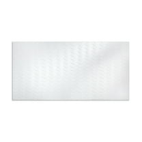 FASÄDE Current Horizontal 4-foot x 8-foot Decorative PVC Wall Panel in Gloss White