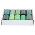 thumbnail image 2 of 10 Rolls Sewing Thread Set Household Pagoda Threads DIY Accessories 300 Yards 402Green, 2 of 8