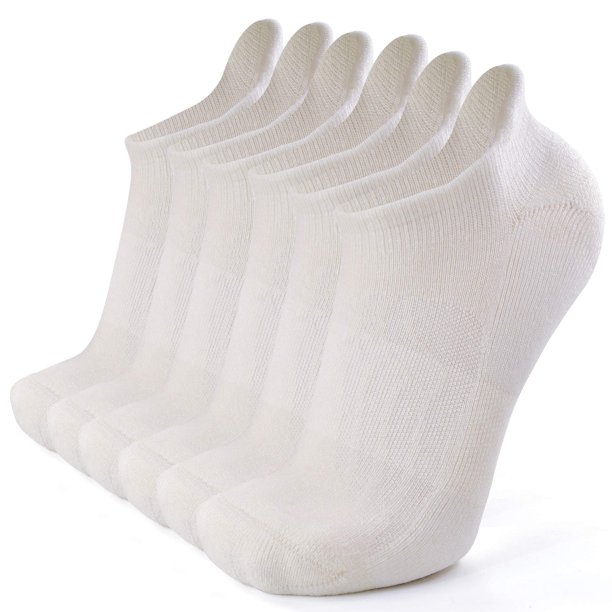 Calcetines de lana para correr y hacer senderismo, ajuste por compresión, 6 pares