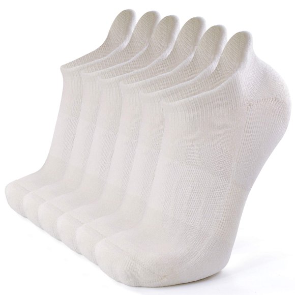 Calcetines de lana para correr y hacer senderismo, ajuste por compresión, 6 pares
