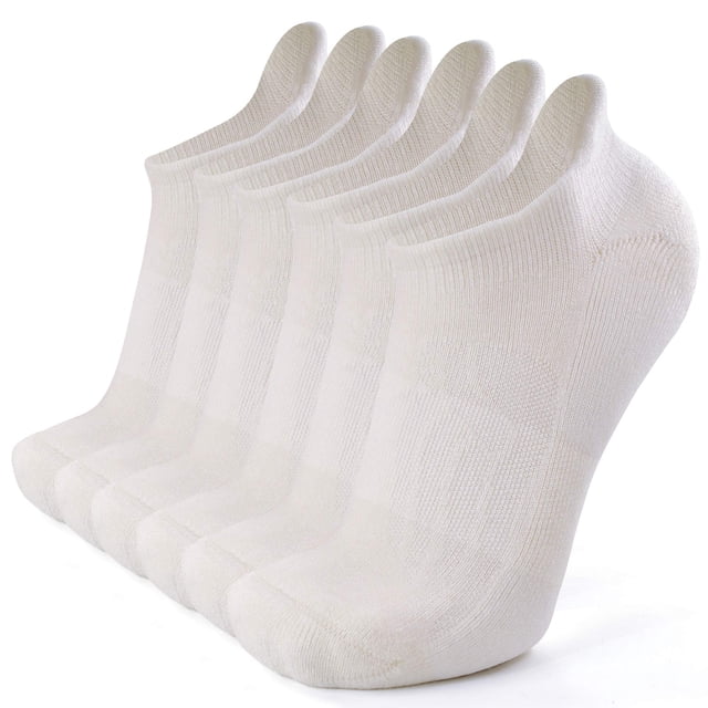 Calcetines de lana para correr y hacer senderismo, ajuste por compresión, 6 pares