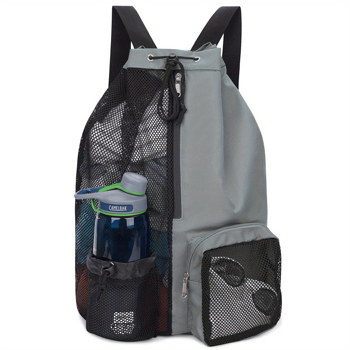Panliya is beautiful Swim bag Net drawstring backpack with wet pocket beach backpack swimming, gym, and workout gear storage bag01