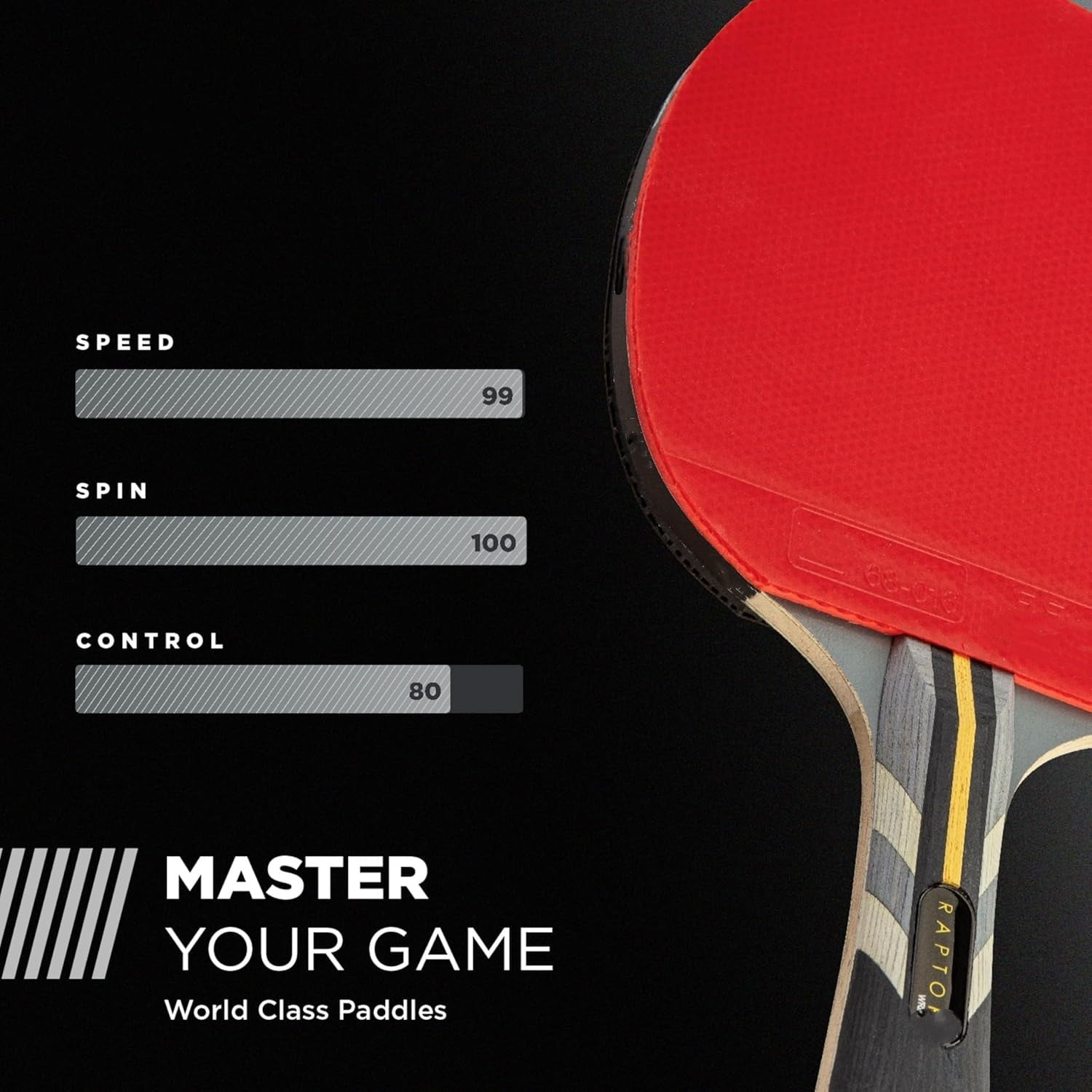 Pro Carbon Performance-Level Table Tennis Racket with Carbon Technology for Tournament Play