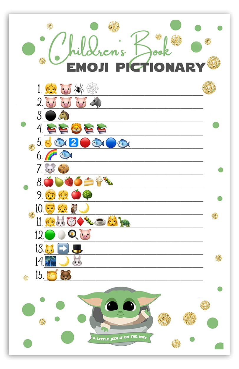 children's book emoji pictionary