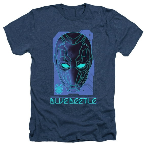 Blue Beetle (2023) Large Mask Unisex Adult Heather T Shirt