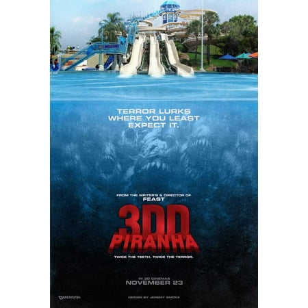 Piranha 3DD Movie Poster (11 x 17) (Piranha 3dd Best Scenes)