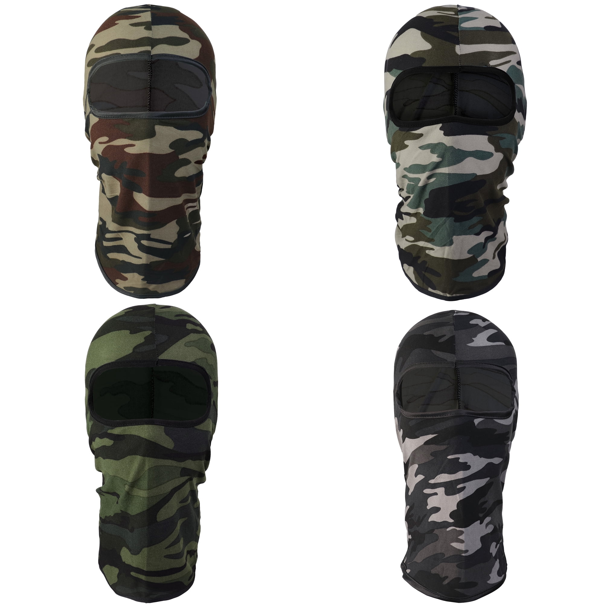 120-pack Wholesale Lot Multipurpose Full Balaclava Face Mask Cover Ninja Mask Motorcycle Cycling Outdoor Sport Ski Active Camouflage