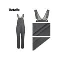 thumbnail image 4 of PALACLOTH Women's Bib Overalls Denim Cargo Jumpsuit, 4 of 5